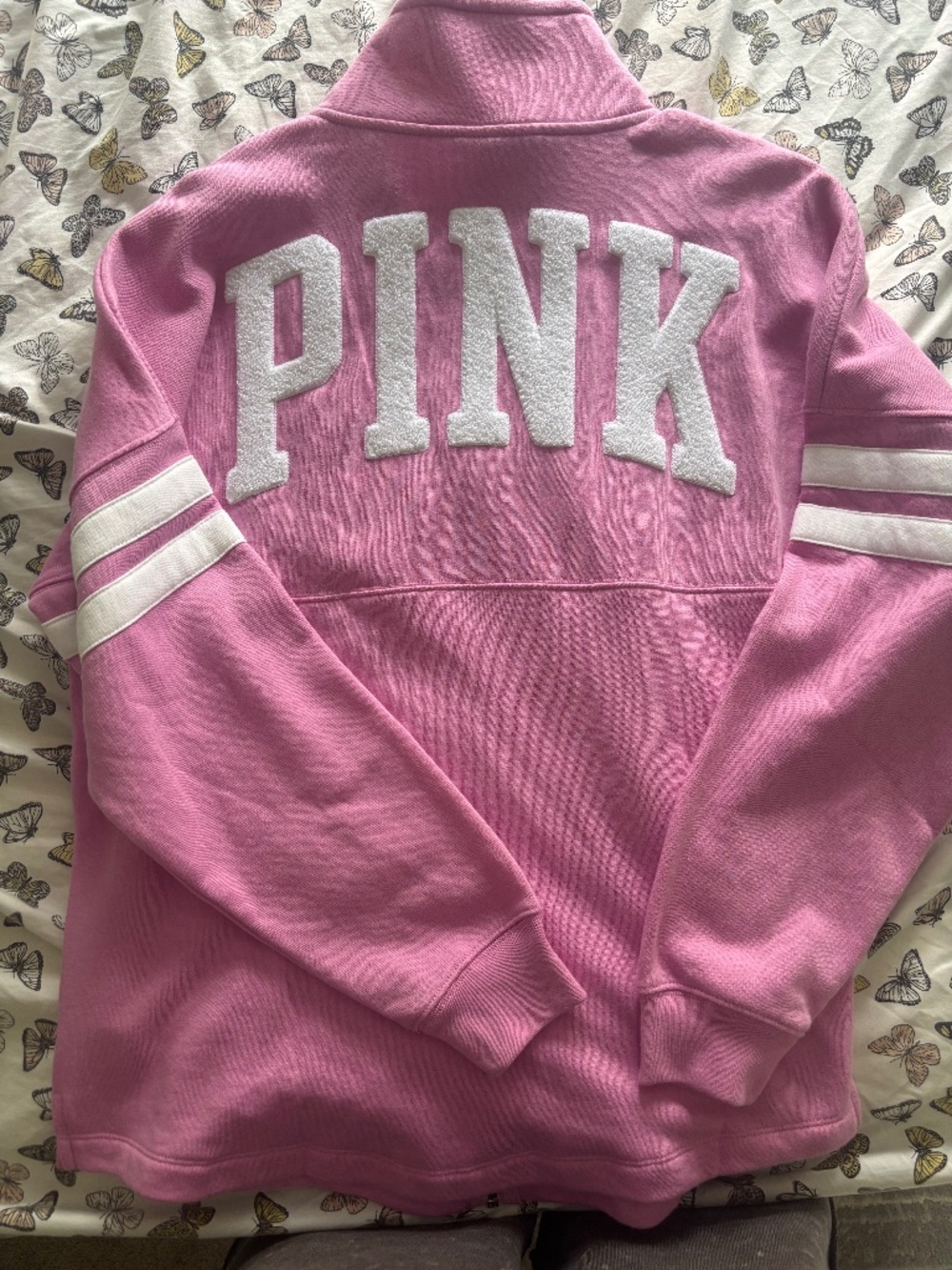 VSPINK zip up mock neck